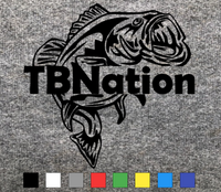 TBNation Bass Carpet Decal 12"