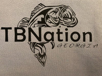 TBNation Bass Shirt 100% Polyester W/3 Decal Pack